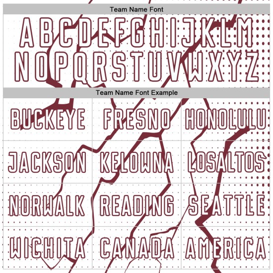 Sublimation Uniform Custom Sports Lightning White Soccer Jersey Burgundy