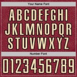 Shape Sublimation Geometric Custom Soccer Sports Uniform Cream-Black Jersey Crimson Shape Sublimation Geometric Custom Soccer Sports Uniform Cream-Black Jersey Crimson