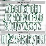 Custom Sublimation Soccer Jersey Lightning Sports Green White Uniform