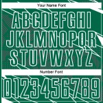 Green Sublimation Uniform White Jersey Sports Custom Lines Kelly Soccer