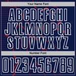 Sports Crimson-White Lightning Navy Uniform Sublimation Soccer Custom Jersey